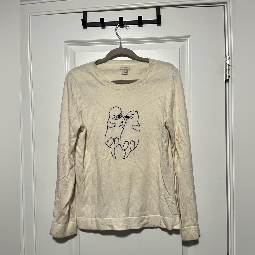 Cream Graphic Crew Neck Long Sleeve Sweatshirt